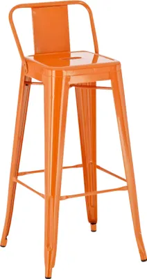 Produktbild von TPFLiving Barhocker Massimo Metall Orange