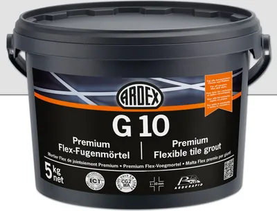 Produktbild von ARDEX G10 Premium Flex-Fugenmörtel Silbergrau 5kg Eimer
