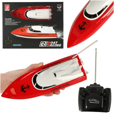 Immagine prodotto di Barca telecomandata RC 4CH mini CP802 rosso