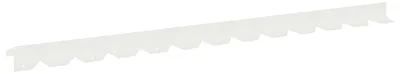 Image de Bordure de Pelouse 50 pcs 102 x 4 x 4 cm Acier Blanc