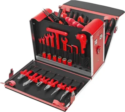 Produktbild von Cimco Werkzeugkoffer -VDE m.54 Werkzeugen 170378