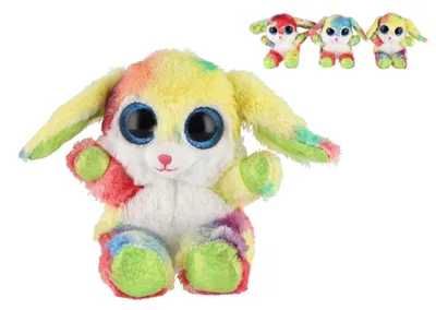 Immagine prodotto di Coniglietto arcobaleno seduto, peluche, 15 cm, 0 mesi+