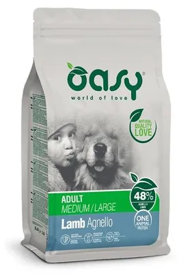 Zdjęcie produktu dla Karma sucha dla psa Oasy Grain free Adult Medium/Large Jagnięcina 10kg