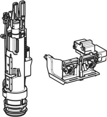 Produktbild von GEBERIT 245549006 Hebevorr. und Steuereinh. für Taster
