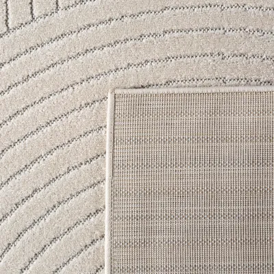 Produktbild von Outdoor Teppich wetterfest, Wohnzimmer, Schlafzimmer, Garten, Balkon, Kurzflor Hoch Tief,Waschbar Teppiche, Größe: 280 x 370 cm, Farbe: Creme-1