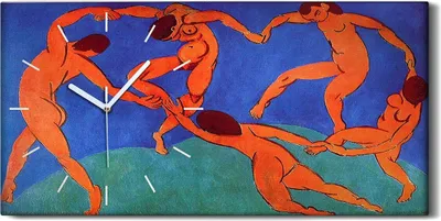 Produktbild von Wohnzimmer-Bild Leinwand Uhr Geräuschlos Kunstdruck 60x30 Tanz - weiße Hände
