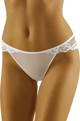 Produktbild von Wolbar Slips Dame Spitze WB311, weiß, XL