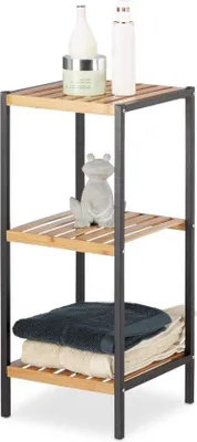Productafbeelding van Bamboe opbergrek, 3 etages, 70x30x30 cm, naturel
