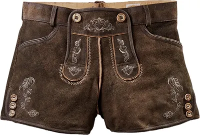 Produktbild von Lederhose DALIA mit leichtem Material und kurzem Schnitt