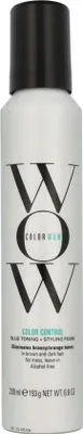 Produktbild von Color Wow Color Control Blue Toning + Styling Foam Tönungsschaum zur Neutralisierung unerwünschter Farbtöne 200 ml