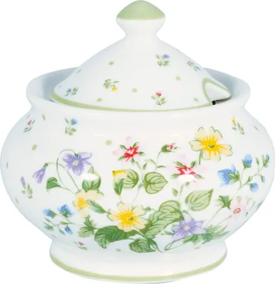 Produktbild von Greengate Fiola Zuckerdose white 7,5 cm