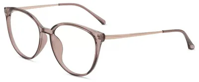 Image de Lunettes pour femmes, modèle cat-eye, violettes, avec filtre de lumière bleue, sans correction