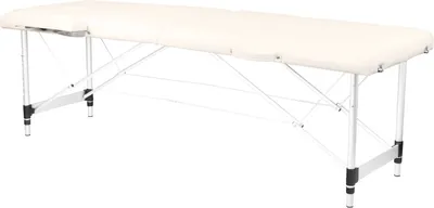 Image de Table de massage pliante en aluminium Comfort Activ Physio 2 segmented Cream