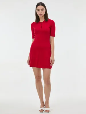 Produktbild von Orsay Rotes Strickkleid für Damen 42