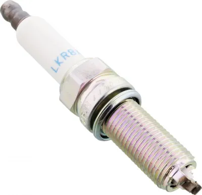 Zdjęcie produktu dla Zestaw świec zapłonowych NGK 2x LKR8A z tłumieniem zakłóceń, 26,5 mm bardzo długi gwint Ø 12,0 mm sześciokąt 16,0 mm, odstęp między elektrodami 0,85 mm, wartość cieplna 8, 5214