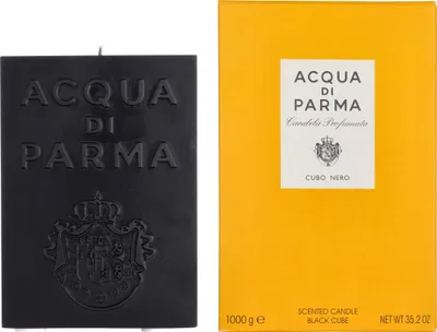 Image de Acqua di Parma Bougie Black Cube Ambre 1000g