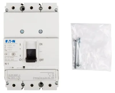 Imagen del producto de EATON Interruptor diferencial 3 polos N1-160, 160A, código: 281236
