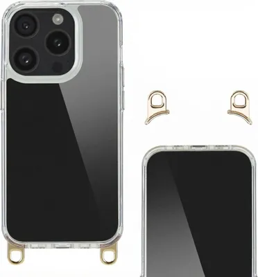 Image de Selencia Backcover avec crochets détachables pour Apple iPhone 15 Pro - Transparent