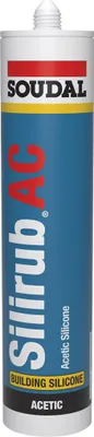 Produktbild von Soudal Bausilikon Silirub AC 300ml transparent 101445