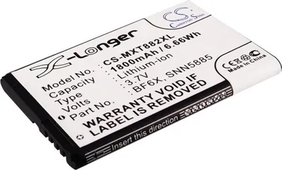 Immagine prodotto di TECHTEK Batteria compatibile con [Motorola] Domino +, Droid 3, Milestone 3, MT870, Spice XT, XT531, XT860 4G, XT862, XT882, XT883 sostituisce BF6X, p