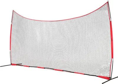 Produktbild von Barricade Backstop Net, 20x10 ft Ball Sports Barrier Netting, Portable Practice Equipment with Carry Bag, Protection Screen for Baseball Softball Lacrosse Soccer Hockey Training, for Backyard