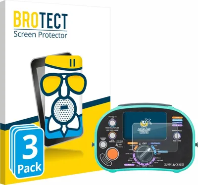 Produktbild von 3x BROTECT Entspiegelungs Schutzglas für Kewtech KT63DL Schutzfolie Panzer Folie Glas Display Schutz matt