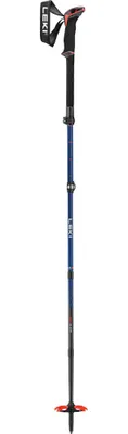 Image de LEKI Bâtons de ski de randonnée hivernale "Sherpa FX Carbon" Midnight Blue-Darkblue-Bright Red