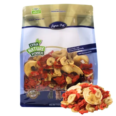 Produktbild von 1 kg Lyra Pet® Obst-Gemüse-Mix getrocknet