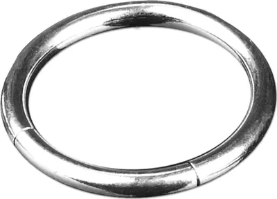 Produktbild von viva-adorno 1,2x8mm Segmentring Piercing Ring Chirurgenstahl in verschiedenen Farben und Größen Z228,Silber