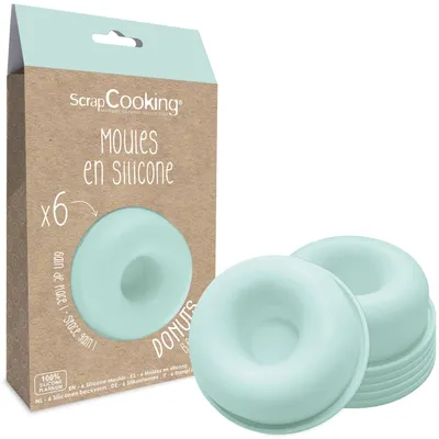 Immagine prodotto di 6 Stampi in silicone - Ciambelle