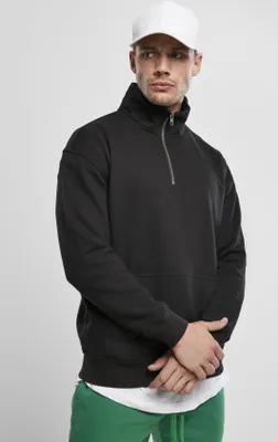 Produktbild von Urban Classics TB4148 | Organic Basic Troyer Herrenpuli - Farbe: Black - Größe: M