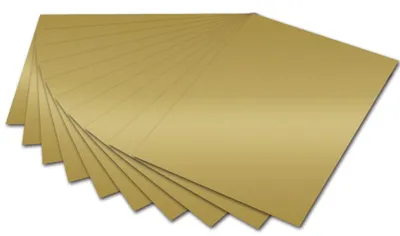 Produktbild von Folia 614/50 66, Gold, A4 (210 x 297 mm), Einfarbig, 300 g/m², Glanz, 50 Blätter