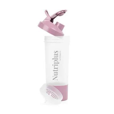 Produktbild von Nutriplus Shaker 400 ml – Hochwertiger Fitness Shaker mit Siebeinsatz | Perfekt für Proteinshakes, Pre-Workout & Sportgetränke