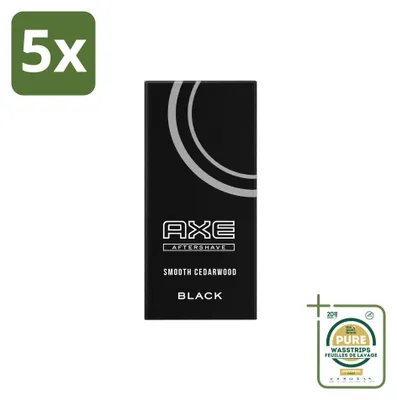 Produktbild von 5 x  Axe Aftershave Black 100 ml - Vorratspackung - 5 Stücke