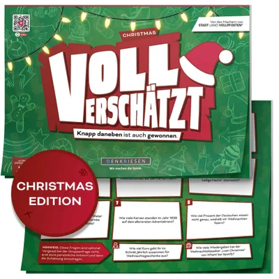 Produktbild von DENRKIESEN - VOLL VERSCHÄTZT! Christmas Edition - "Knapp daneben ist auch gewonnen."