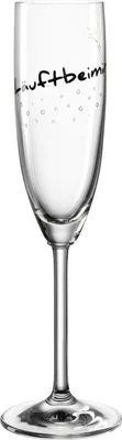 Produktbild von Leonardo Sektglas Presente Läuftbeimir, Sekt Glas, Champagnerglas, Champagner, Kristallglas, 200 ml, 044518