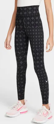 Produktbild von Nike G Nk Df One Tght Aop Black/White Black/White Xs