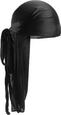 Produktbild von Durag – Samt – Wellen – Kopfschmuck – Haarteil – Universal – Schwarz