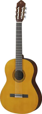 A full shot of a Yamaha CS40II classical guitar against a white background.