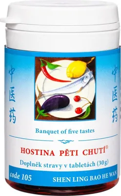 Zdjęcie produktu dla 105 Bankiet pięciu smaków (SHEN LING BAO HE WAN), 100 tbl (Uczucie pełności)