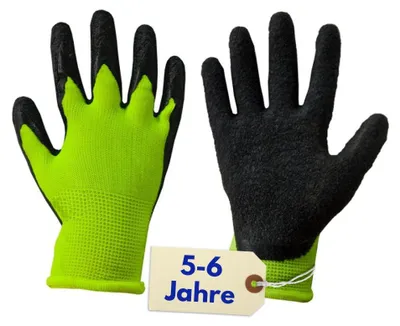 Produktbild von Arbeitshandschuhe Kinder Latex Gartenhandschuhe Kinder Gr.3 Schutzhandschuhe 5-6 Jahre Kinderhandschuhe Garten Kindergartenhandschuhe Sicherheitshandschuhe