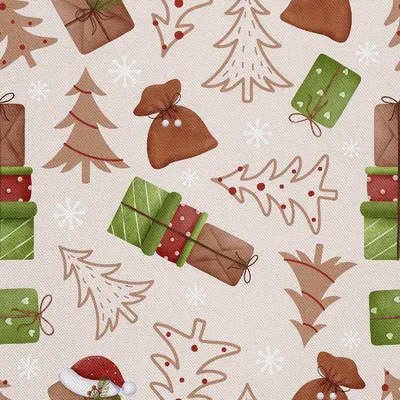 Produktbild von OUTDOOR DEKOSTOFFE OXFORD - Motiv Weihnachtsferien | DX1914
