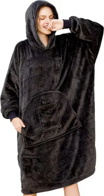 Produktbild von Famanu Hoodie-Decke Extra Große Fleece-Hoodie - Wollig, Winterdecke