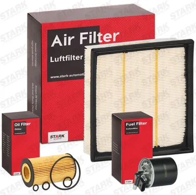 Produktbild von STARK Filterset Inspektionspaket Filtersatz passend für MERCEDES-BENZ B-Klasse (W246, W242) A-Klasse (W176) CLA Coupe (C117) GLA (X156)