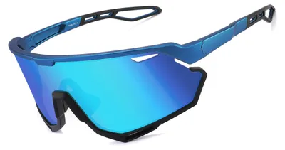 Imagen del producto de Gafas de sol deportivas, protección UV400, ligeras, unisex, para ciclismo y running