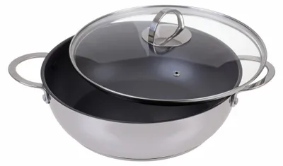 Produktbild von GRÄWE Bratpfanne / Servierpfanne 28 cm, BESCHICHTET, Serie Pro-Line