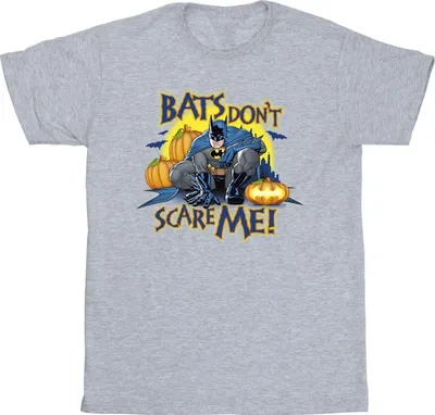 Produktbild von DC Comics - "Bats Don't Scare Me" T-Shirt für Herren BI15424 (XXL) (Grau)