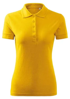 Image de Malfini - Polo pour femmes, piqué PP10007 (S) (jaune)
