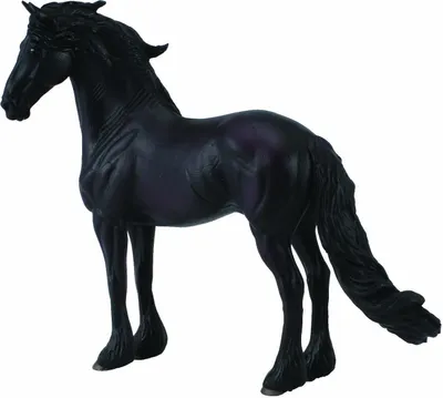 Immagine prodotto di Collecta Stallone Frisone Cavallo Figurina Razza Cavallo Stallone Frisone Animali Nero