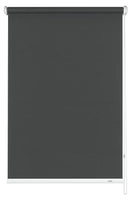 Rollo mit Seitenführung, 142 x 180 cm, grau, lichtdurchlässig, blickdicht